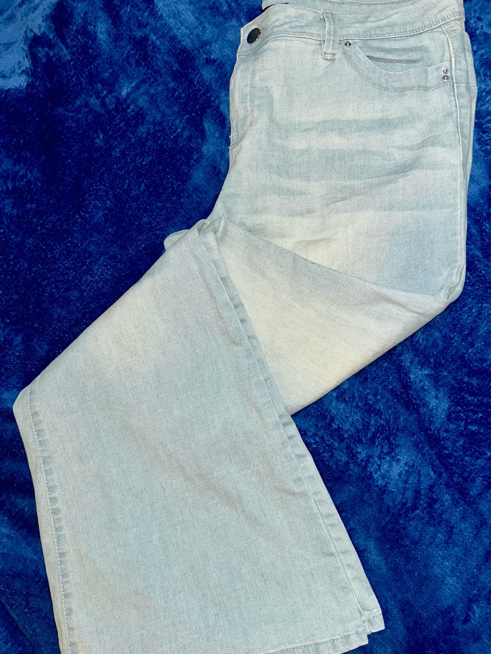 Fashion Nova Light Wash Wide-Leg Jeans